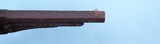RARE CIVIL WAR REMINGTON RIDER DOUBLE ACTION FLUTED CYLINDER PERCUSSION .36 CAL. NEW MODEL BELT REVOLVER CA. 1863. - 7 of 9