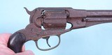 RARE CIVIL WAR REMINGTON RIDER DOUBLE ACTION FLUTED CYLINDER PERCUSSION .36 CAL. NEW MODEL BELT REVOLVER CA. 1863. - 8 of 9