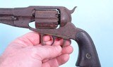 RARE CIVIL WAR REMINGTON RIDER DOUBLE ACTION FLUTED CYLINDER PERCUSSION .36 CAL. NEW MODEL BELT REVOLVER CA. 1863. - 9 of 9