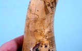 FRENCH & INDIAN WAR AMERICAN “FOLKY ARTIST” CARVED POWDER HORN OR POWDERHORN DATED 1759. - 7 of 16