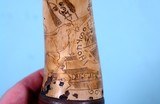 FRENCH & INDIAN WAR AMERICAN “FOLKY ARTIST” CARVED POWDER HORN OR POWDERHORN DATED 1759. - 4 of 16