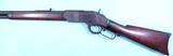 WINCHESTER MODEL 1873 LEVER ACTION .38 W.C.F. (38-40) CAL. RIFLE CIRCA 1890. - 4 of 14