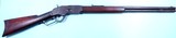 WINCHESTER MODEL 1873 LEVER ACTION .38 W.C.F. (38-40) CAL. RIFLE CIRCA 1890. - 1 of 14