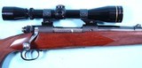 PRE-64 WINCHESTER MODEL 70 BOLT ACTION .30-06 CAL. RIFLE MANUFACTURED IN 1954 W/ SCOPE. - 3 of 8