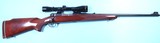PRE-64 WINCHESTER MODEL 70 BOLT ACTION .30-06 CAL. RIFLE MANUFACTURED IN 1954 W/ SCOPE. - 1 of 8