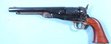 PIETTA REPRODUCTION COLT MODEL 1860 PERCUSSION BLACK POWDER .44 CAL. ARMY REVOLVER.