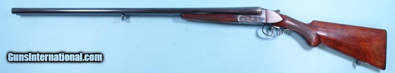 BELGIAN JANSSEN FILS & CO. LIEGE BOXLOCK 12 GAUGE 30” SIDE X SIDE ...