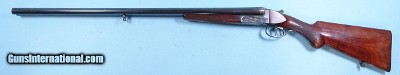 BELGIAN JANSSEN FILS & CO. LIEGE BOXLOCK 12 GAUGE 30” SIDE X SIDE WATERFOWL DUCK SHOTGUN WITH ORIGINAL 3” CHAMBERS.