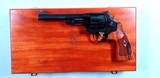 SMITH & WESSON MODEL 29 10 OR 29-10 .44 MAG. 6 1/2” REVOLVER NEW IN FACTORY BLUE BOX AND WITH WOOD DISPLAY CASE AS WELL. - 2 of 12