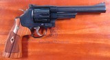 SMITH & WESSON MODEL 29 10 OR 29-10 .44 MAG. 6 1/2” REVOLVER NEW IN FACTORY BLUE BOX AND WITH WOOD DISPLAY CASE AS WELL. - 4 of 12