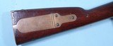 CIVIL WAR ERA HARPERS FERRY U.S. MODEL 1841 MISSISSIPPI RIFLE W/ORIG. LONG RANGE SIGHT AND BAYONET LUG DATED 1850. - 7 of 16