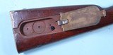 CIVIL WAR ERA HARPERS FERRY U.S. MODEL 1841 MISSISSIPPI RIFLE W/ORIG. LONG RANGE SIGHT AND BAYONET LUG DATED 1850. - 8 of 16
