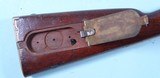 CIVIL WAR ERA HARPERS FERRY U.S. MODEL 1841 MISSISSIPPI RIFLE W/ORIG. LONG RANGE SIGHT AND BAYONET LUG DATED 1850. - 9 of 16