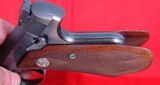PRE-WW2 COLT 1ST MODEL BULLSEYE MATCH TARGET WOODSMAN .22LR PISTOL MFG. 1939 WITH ORIG. ELEPHANT EAR GRIPS. - 11 of 14