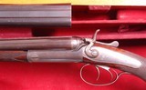 CASED HOLLAND & HOLLAND TOP LEVER DOUBLE HAMMER .300 ROOK & RABBIT RIFLE & .410 GAUGE SHOTGUN 2 BARREL SET. - 5 of 22
