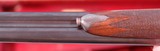 CASED HOLLAND & HOLLAND TOP LEVER DOUBLE HAMMER .300 ROOK & RABBIT RIFLE & .410 GAUGE SHOTGUN 2 BARREL SET. - 22 of 22