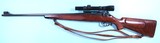 EARLY PRE-WAR WINCHESTER MODEL 52 SPORTER .22LR RIFLE MFG. NOV. 1937 WITH EARLY LEUPOLD SCOPE. - 2 of 12