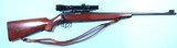 EARLY PRE-WAR WINCHESTER MODEL 52 SPORTER .22LR RIFLE MFG. NOV. 1937 WITH EARLY LEUPOLD SCOPE. - 1 of 12