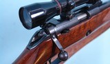 EARLY PRE-WAR WINCHESTER MODEL 52 SPORTER .22LR RIFLE MFG. NOV. 1937 WITH EARLY LEUPOLD SCOPE. - 12 of 12