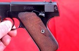SUPERB SECOND YEAR COLT PRE WOODSMAN .22LR 6 1/2” PENCIL BARREL PISTOL SERIAL NUMBER IN 3XXX RANGE CA. 1916. - 7 of 14