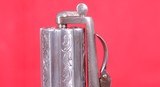 SUPERIOR CIVIL WAR ERA LIEGE DE PREZ BTE. LEFAUCHEUX 7MM PINFIRE PEPPERBOX POCKET REVOLVER CIRCA 1860’S. - 4 of 9