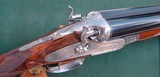 CASED ARMI F. LLI POLI CORAL GRADE SIDELOCK HAMMER 12 GAUGE SIDE X SIDE PIGEON GUN. - 8 of 16