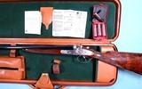 CASED ARMI F. LLI POLI CORAL GRADE SIDELOCK HAMMER 12 GAUGE SIDE X SIDE PIGEON GUN. - 3 of 16