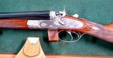 CASED ARMI F. LLI POLI CORAL GRADE SIDELOCK HAMMER 12 GAUGE SIDE X SIDE PIGEON GUN. - 4 of 16