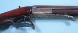 GERMAN SCHRODER PATENT NEEDLE-FIRE DOUBLE BARREL HAMMERLESS 20 GAUGE SIDE X SIDE SHOTGUN CIRCA LATE 1860’S. - 4 of 10