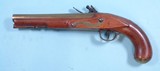 W. KETLAND AND CO. FLINTLOCK BRASS BARREL TRADE PISTOL CIRCA 1805-10. - 2 of 6