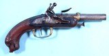 EXCEPTIONAL REVOLUTIONARY WAR ERA FRENCH MODEL 1779 NAVAL OFFICER’S FLINTLOCK PISTOL BY MACHAL OF TULLE.