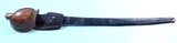 CIVIL WAR AMES U.S. MODEL 1860 NAVAL CUTLASS, SCABBARD AND RARE ORIGINAL BELT FROG WITH U.S.S. BATTLESHIP MISSOURI PROVENANCE. - 5 of 6