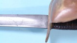 CIVIL WAR AMES U.S. MODEL 1860 NAVAL CUTLASS, SCABBARD AND RARE ORIGINAL BELT FROG WITH U.S.S. BATTLESHIP MISSOURI PROVENANCE. - 3 of 6