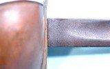CIVIL WAR AMES U.S. MODEL 1860 NAVAL CUTLASS, SCABBARD AND RARE ORIGINAL BELT FROG WITH BATTLESHIP U.S.S. MISSOURI PROVENANCE. - 3 of 5