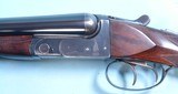 BRITISH BSA GUNS LTD. EJECTOR BOXLOCK 12 GA. SIDE X SIDE SHOTGUN CIRCA 1960’S. - 4 of 10