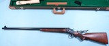UNFIRED FACTORY REMINGTON CUSTOM SHOP ROLLING BLOCK MID-RANGE TARGET .45-70 GOVT. SPORTING RIFLE IN FACTORY CASE WITH CERTIFICATE. - 2 of 12