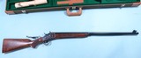 UNFIRED FACTORY REMINGTON CUSTOM SHOP ROLLING BLOCK MID-RANGE TARGET .45-70 GOVT. SPORTING RIFLE IN FACTORY CASE WITH CERTIFICATE. - 4 of 12