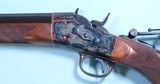 UNFIRED FACTORY REMINGTON CUSTOM SHOP ROLLING BLOCK MID-RANGE TARGET .45-70 GOVT. SPORTING RIFLE IN FACTORY CASE WITH CERTIFICATE. - 3 of 12