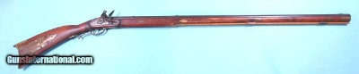 PRE CONTEMPORARY TENNESSEE KENTUCKY STYLE FLINTLOCK LONGRIFLE RIFLE BY ROYLAND SOUTHGATE CIRCA 1940’S-50’S.