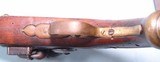 EARLY FRENCH AND INDIAN WAR ERA BRITISH GEORGE II TOWER FLINTLOCK LIGHT DRAGOON PISTOL CIRCA 1757-63. - 9 of 9