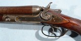 SUPERIOR PARKER 12 GAUGE HAMMER TOP LEVER “0” GRADE DOUBLE BARREL SHOTGUN CIRCA 1885. - 5 of 10