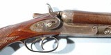 SUPERIOR PARKER 12 GAUGE HAMMER TOP LEVER “0” GRADE DOUBLE BARREL SHOTGUN CIRCA 1885. - 1 of 10