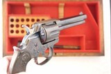 ANTIQUE CASED COLT PALL MALL LONDON MODEL 1878 .476 Eley D.A. 5 1/2” REVOLVER CIRCA 1882. - 4 of 12