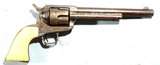 EARLY ORIGINAL COLT BLACK POWDER SAA.44 HENRY RIMFIRE CAL. SINGLE ACTION REVOLVER CIRCA 1875. - 2 of 11