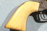 EARLY ORIGINAL COLT BLACK POWDER SAA.44 HENRY RIMFIRE CAL. SINGLE ACTION REVOLVER CIRCA 1875. - 10 of 11