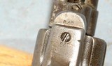 EARLY ORIGINAL COLT BLACK POWDER SAA.44 HENRY RIMFIRE CAL. SINGLE ACTION REVOLVER CIRCA 1875. - 5 of 11