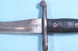 SPANISH MOD. 1941 MAUSER BOLO MACHETE KNIFE BAYONET AND SCABBARD. - 4 of 5