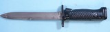 US M5 M1 or M-1 GARAND RIFLE AERIAL BAYONET AND US M8 SCABBARD. - 2 of 4