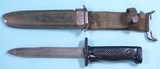 US M5 M1 or M-1 GARAND RIFLE AERIAL BAYONET AND US M8 SCABBARD. - 1 of 4