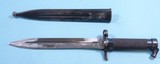 SWEDISH MOD. 1896 OR M96 MAUSER RIFLE BAYONET AND FLUTED SCABBARD. - 1 of 5